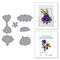 Spellbinders Etched Dies By Susan Tierney-Cockburn-Pansy- The Painter's Garden